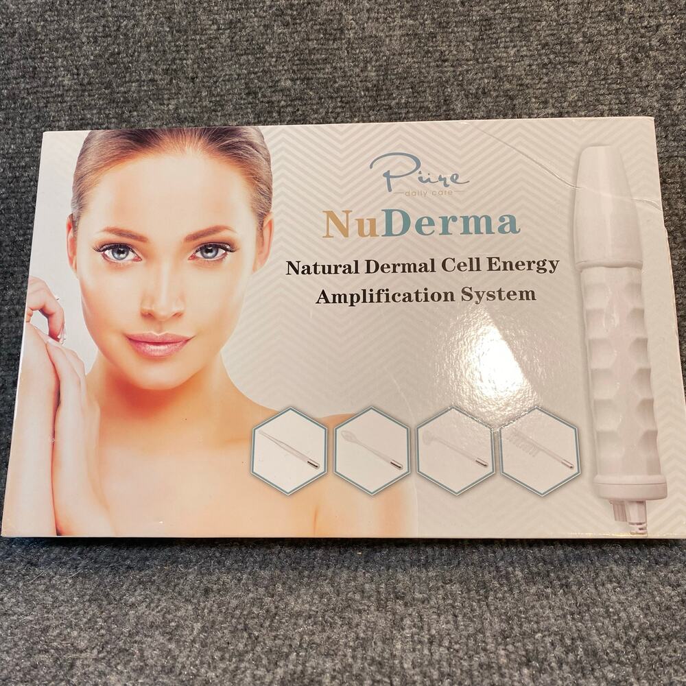 Nuderma Portable Handheld Skin Therapy Wand Machine Neon Anti Aging Skincare
